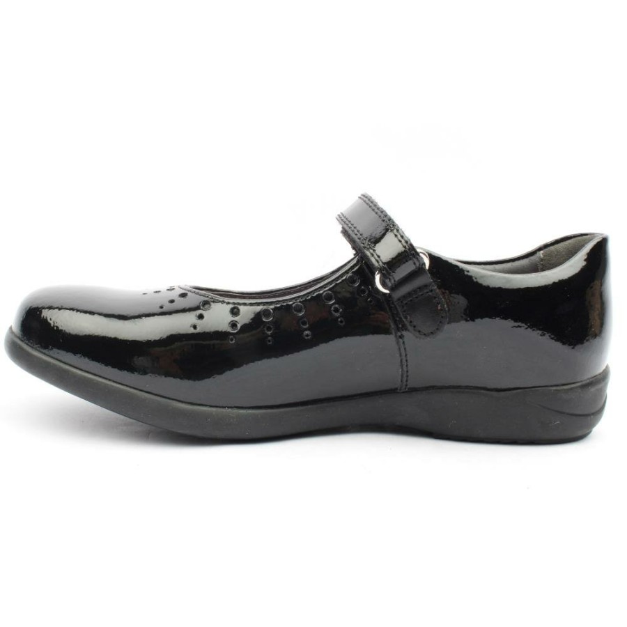 Kids Startrite | Mary Jane Strap Shoe - Black Patent F