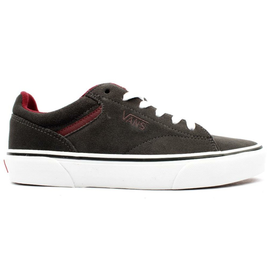 Men Vans | Mnseldan Laced Shoe - Grey Wine