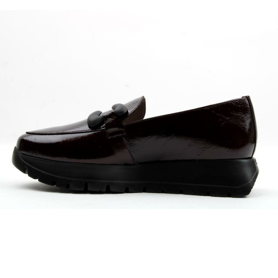 Women Wonders | A2430 Slip On Shoe - Burgundy Patent