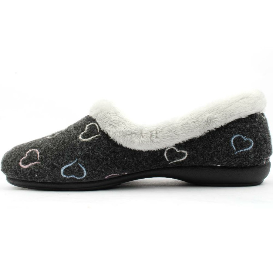 Women Kylebay | 773 126 Slipper - Dark Grey