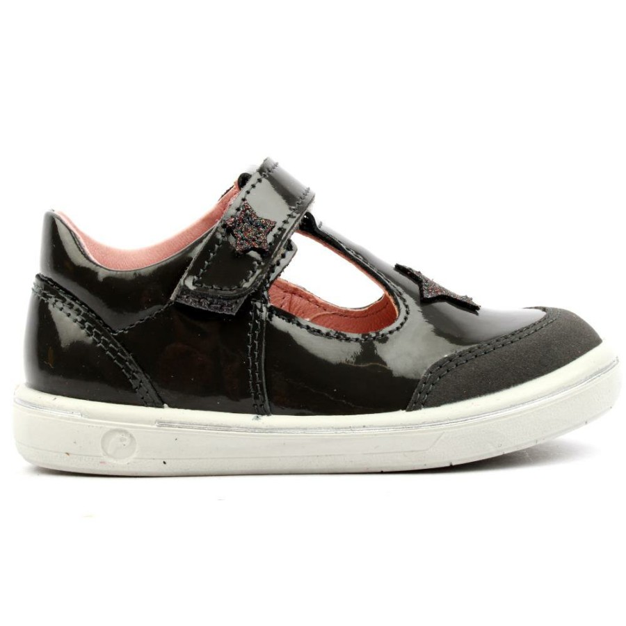 Kids Ricosta | 2603702 Tbar Shoe - Grey Patent