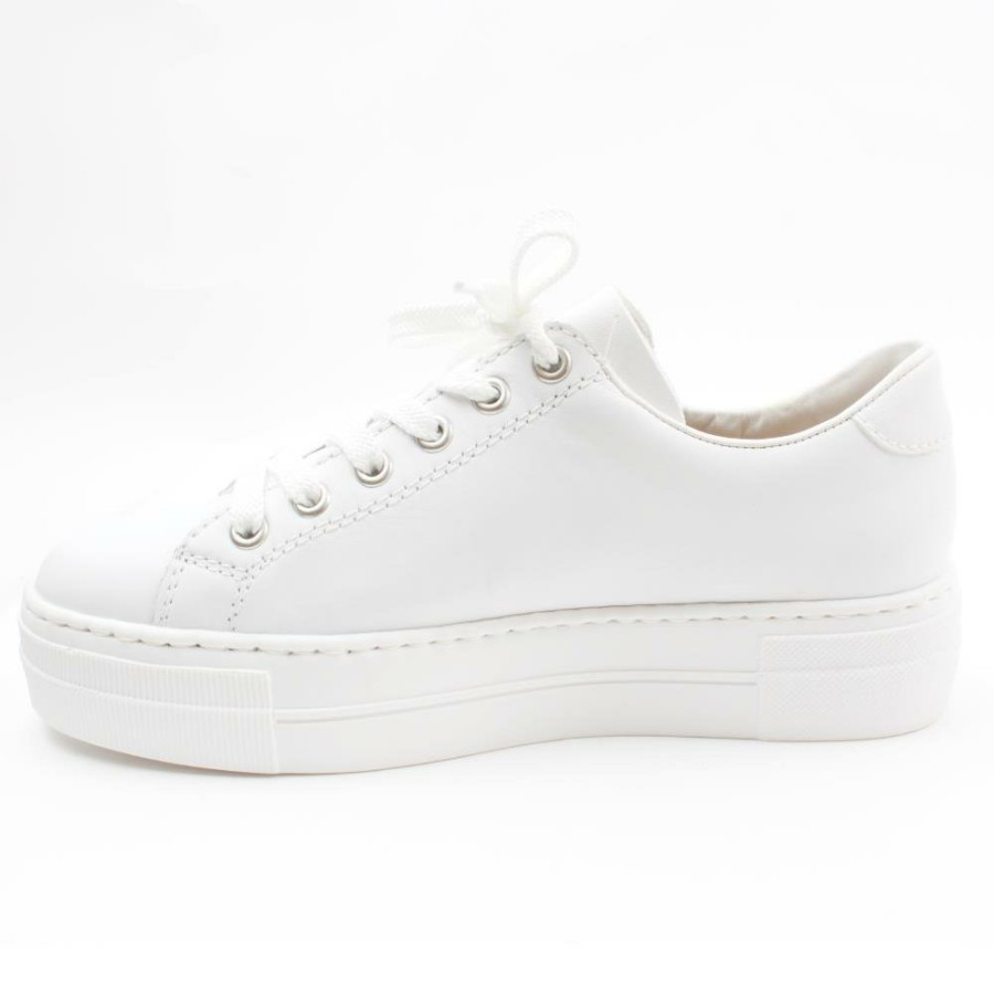 Women Rieker | N4921 Laced Shoe - White