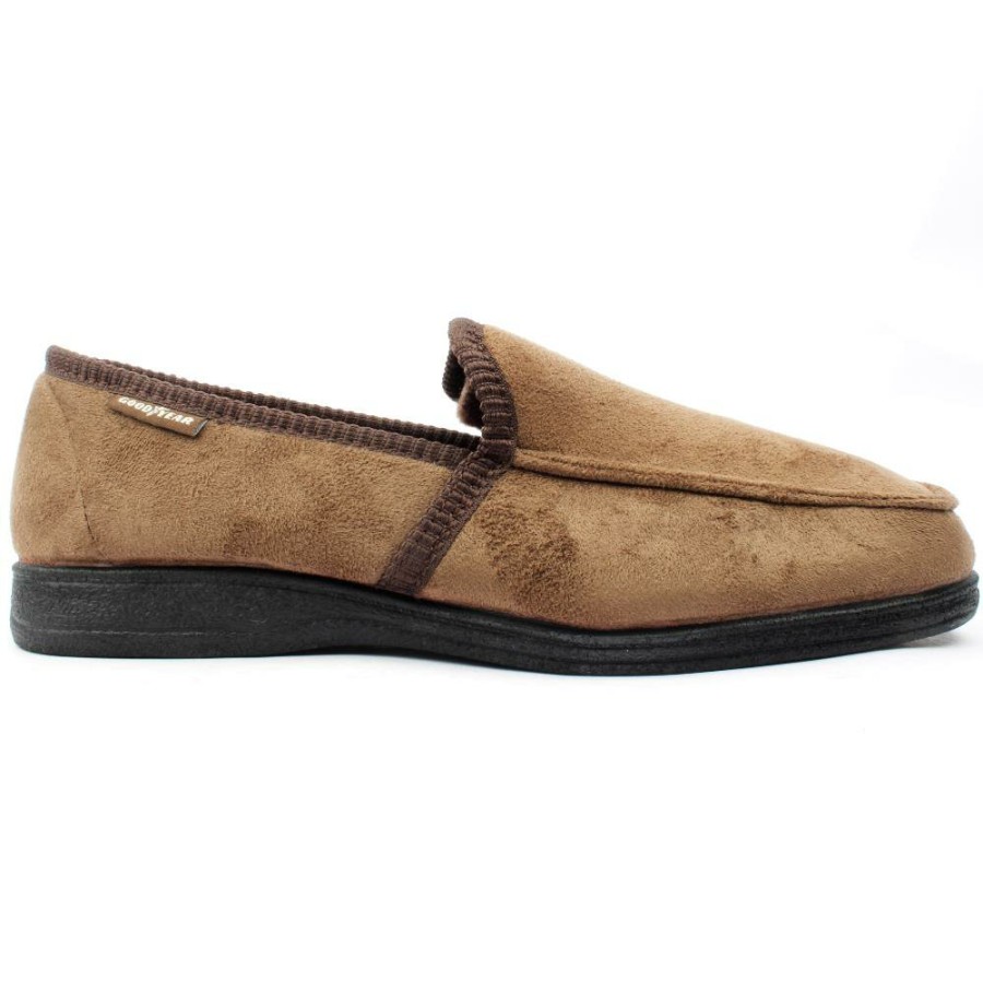 Men Goodyear | Kmg111 Eden Slipper Mens - Brown