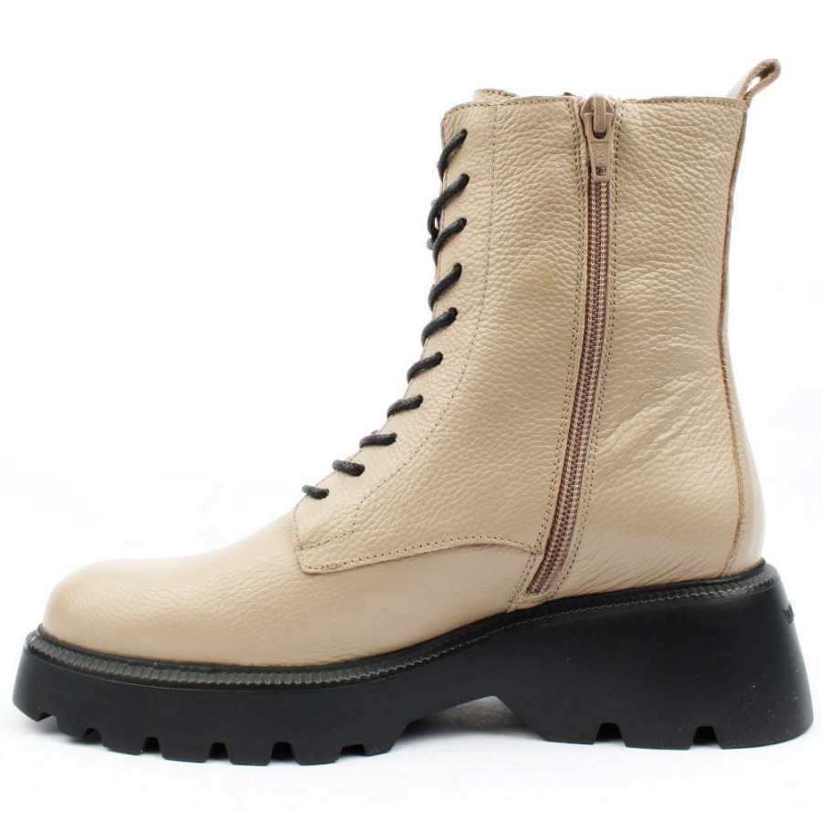 Women Wonders | C7205 Laced Boot - Taupe