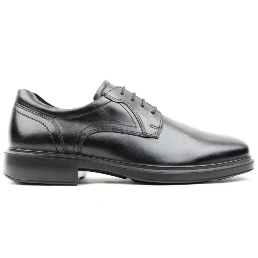 Men ECCO | 500164 Helsinki Laced Shoe - Black