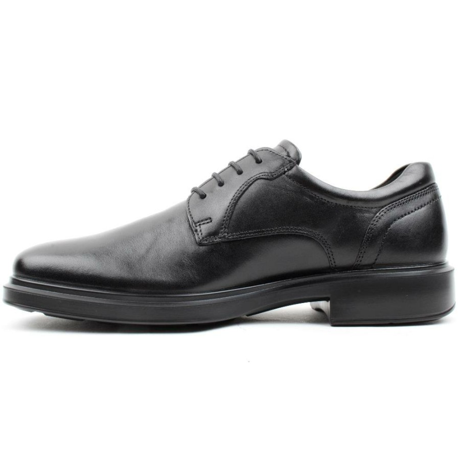 Men ECCO | 500164 Helsinki Laced Shoe - Black