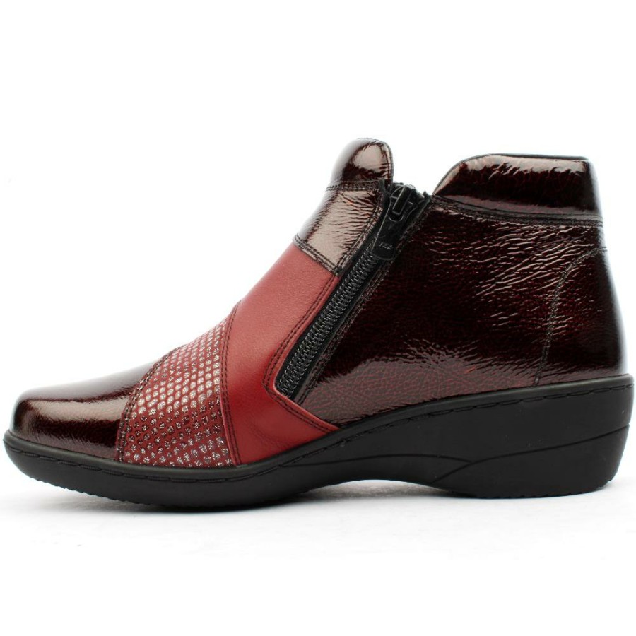 Women Softmode | Clara Ankle Boot - Wine