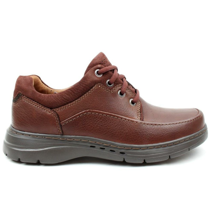 Men Clarks | Unbrawley Lace Shoe - Mahogany H