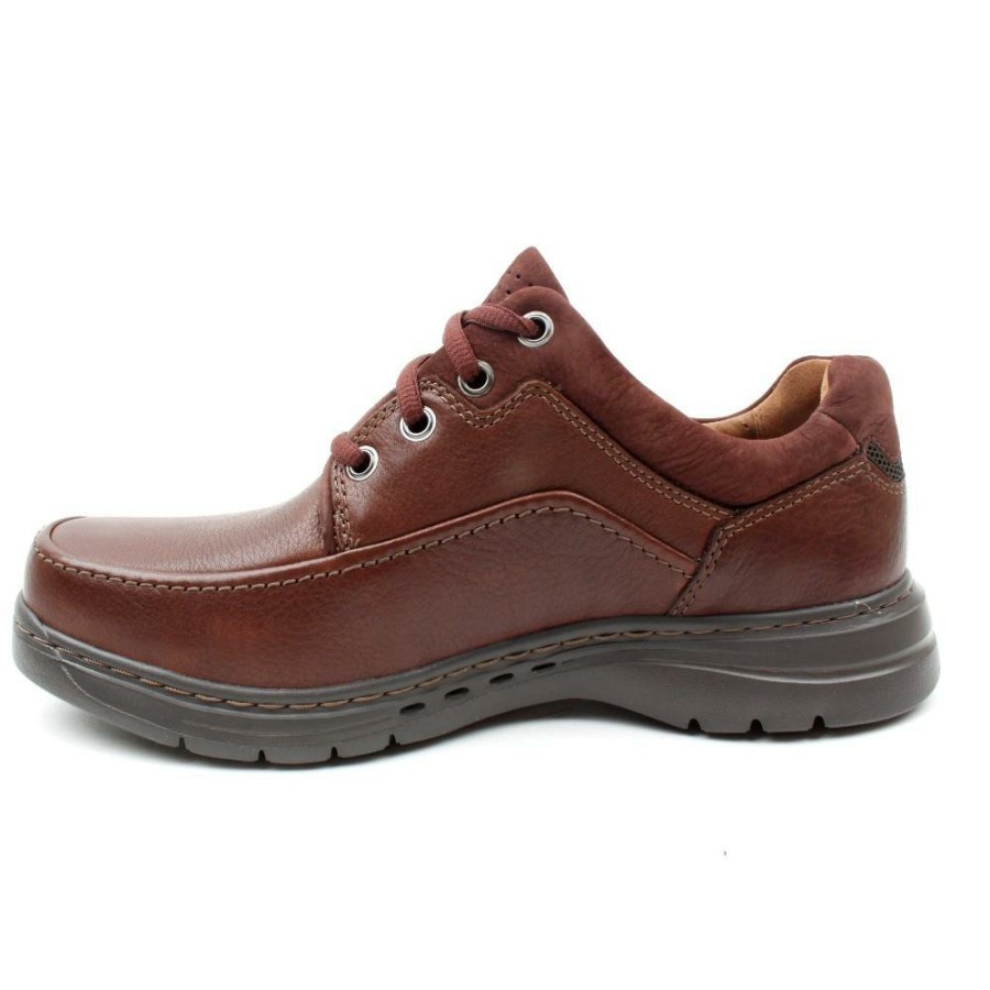 Men Clarks | Unbrawley Lace Shoe - Mahogany H