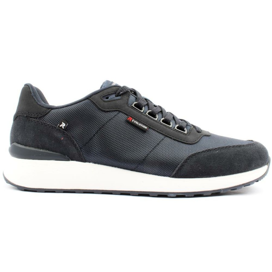 Men Rieker | Revolution 07600 Laced Shoe - Navy