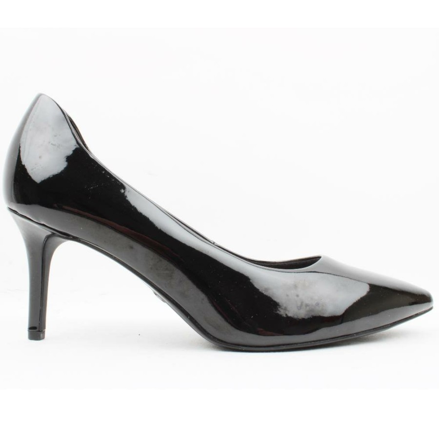 Women Tamaris | 22421 Court Shoe - Black Patent