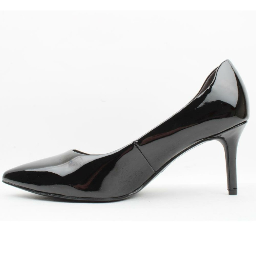 Women Tamaris | 22421 Court Shoe - Black Patent