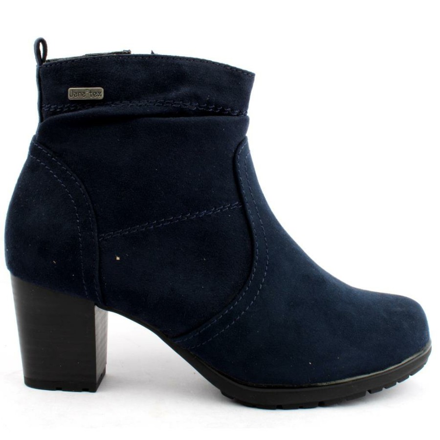 Women Jana | 26371 Ankle Boot - Navy Suede