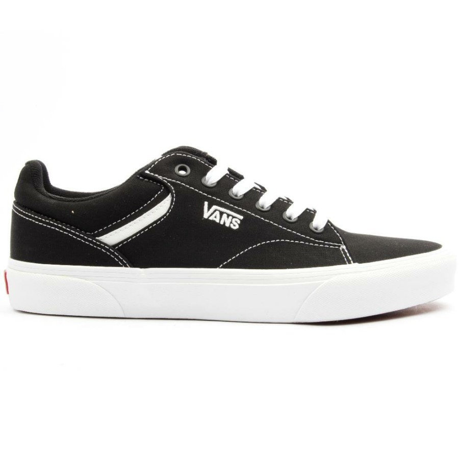 Men Vans | Mnseldan Laced Shoe - Black/White