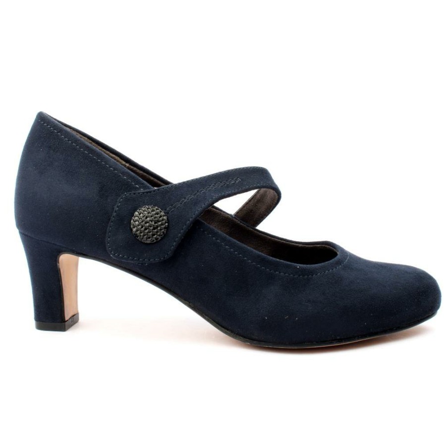 Women Jana | 22473 Strap Shoe - Navy