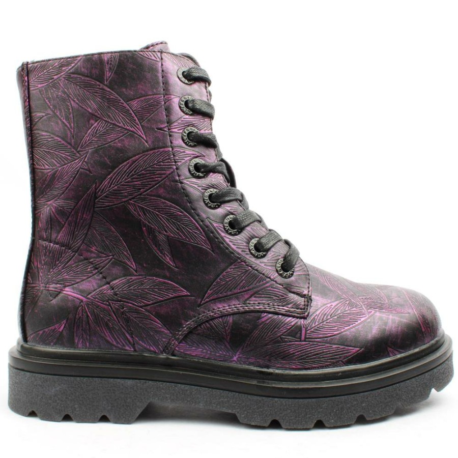 Women Heavenly Feet | Justina 2 Boot - Purple