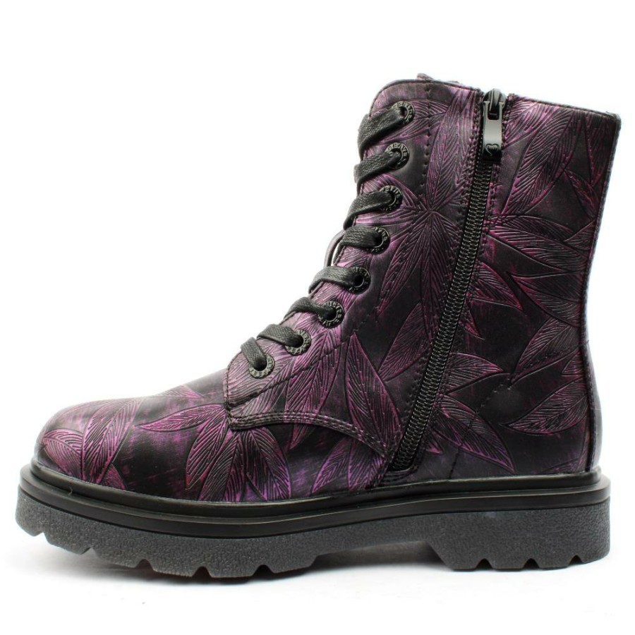 Women Heavenly Feet | Justina 2 Boot - Purple