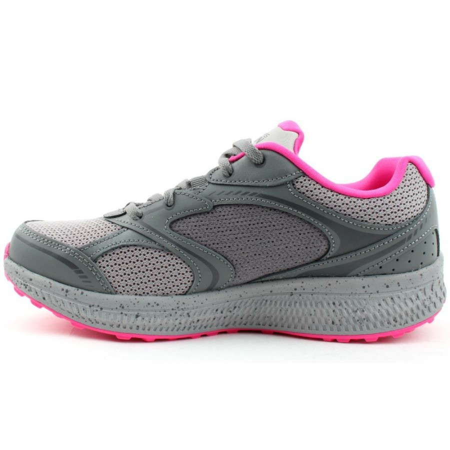 Women Skechers | 128285 Go Run Trainer - Grey/Pink