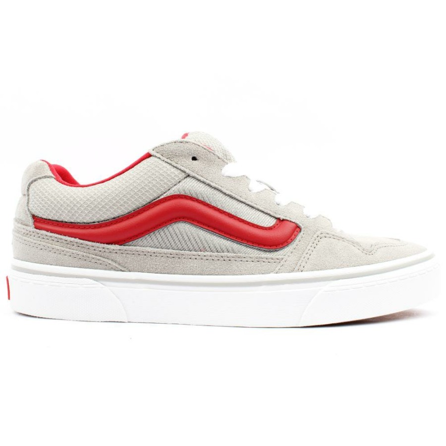 Men Vans | Mncaldrone Laced Shoe - Grey Red