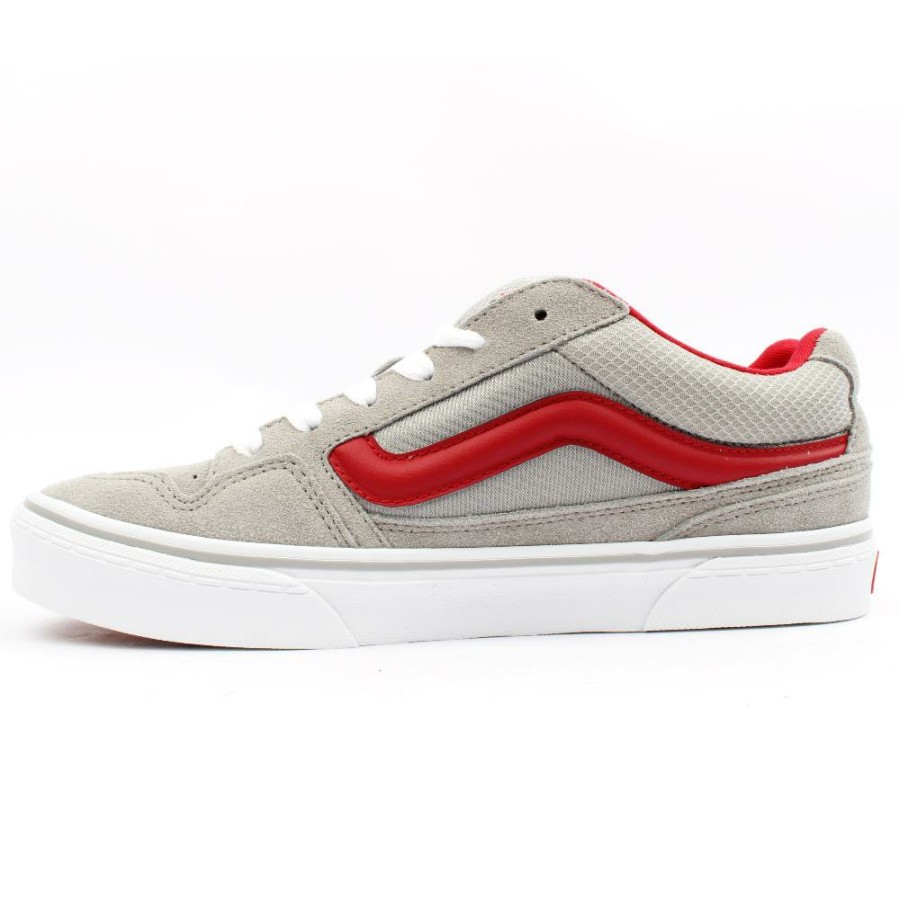 Men Vans | Mncaldrone Laced Shoe - Grey Red