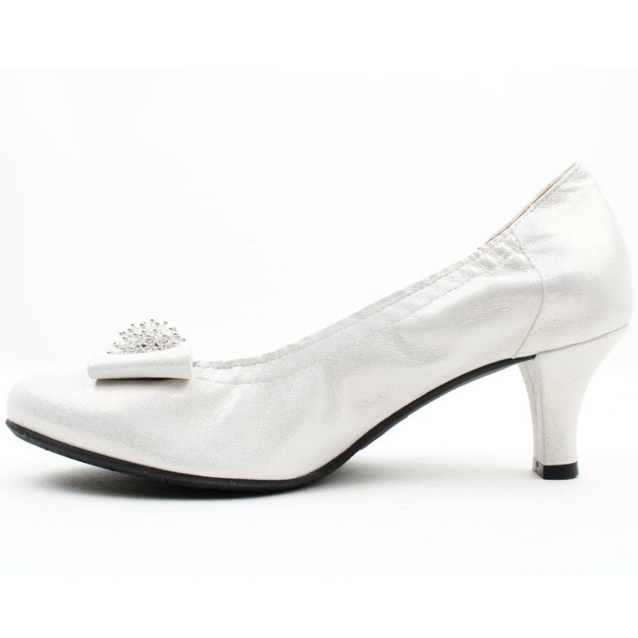 Women Le Babe | 3047 Court Shoe - Silver