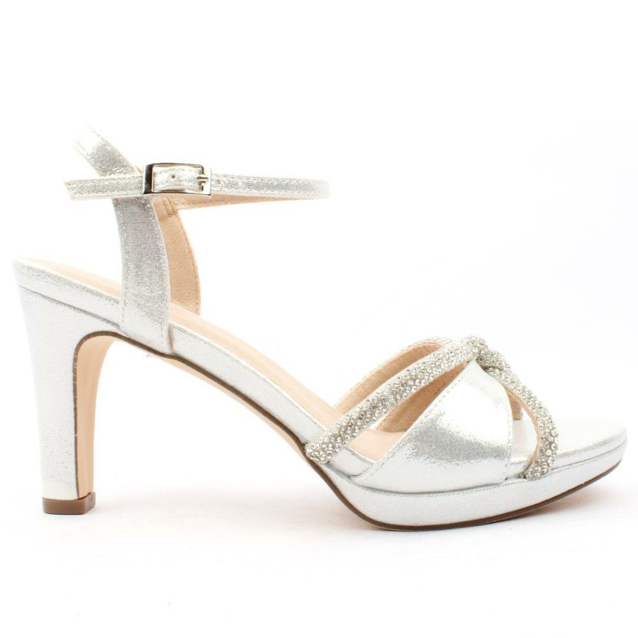 Women Menbur | 24371 Dress Sandal - Silver