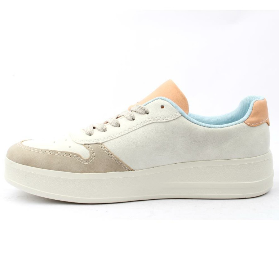 Women Rieker | M8410 Shoe - White Beige