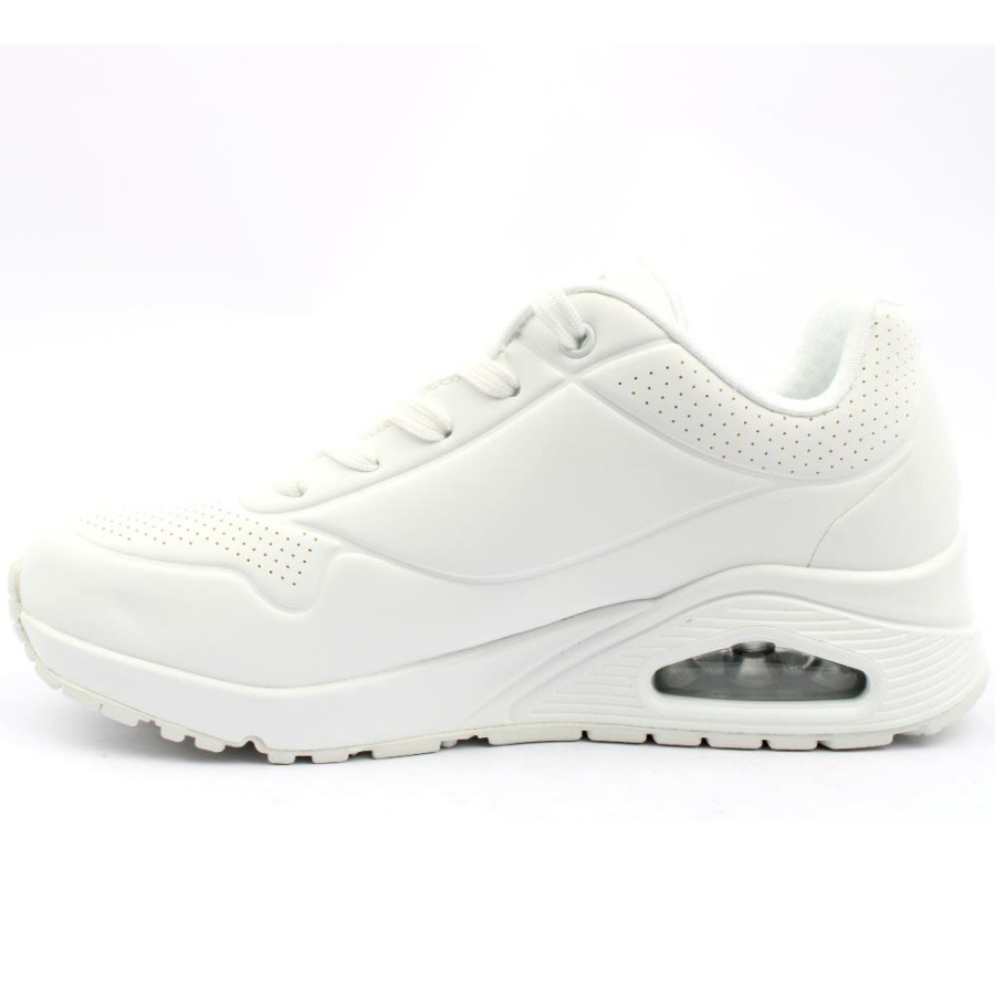 Women Skechers | 73690 Laced Shoe - White White