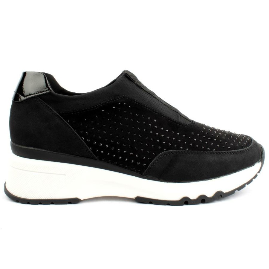 Women Marco Tozzi | 24730 Slip On Shoe - Black