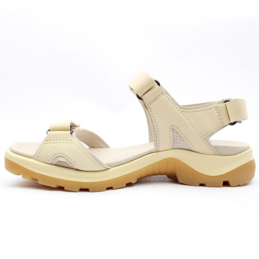 Women ECCO | 822153 Velcro Offroad Sandal - Straw