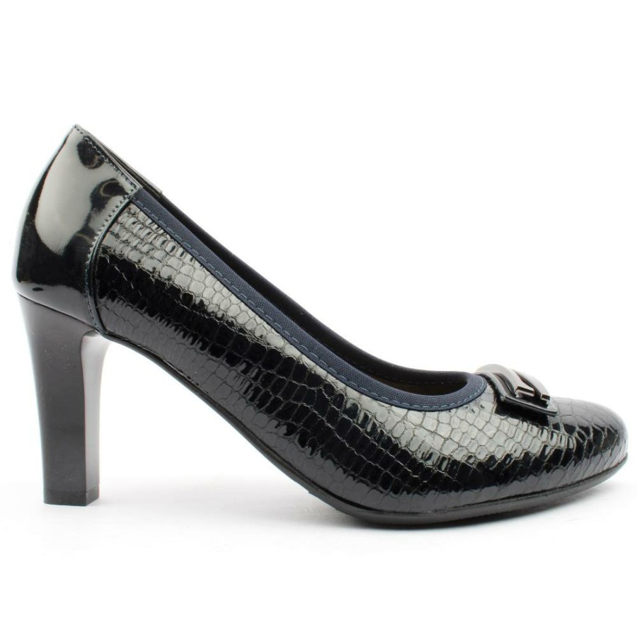 Women Bioeco by Arka | Bioeco Court Shoe 5402 1868 - Navy Patent