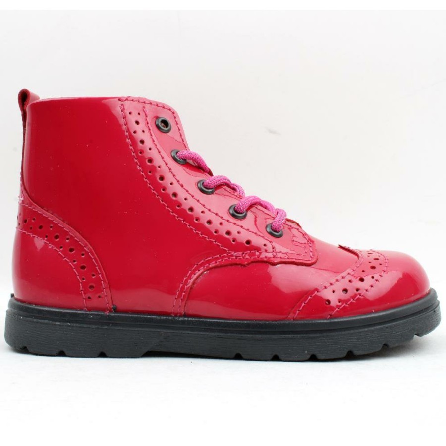 Kids Ricosta | 2500502 Laced Boot - Cherry