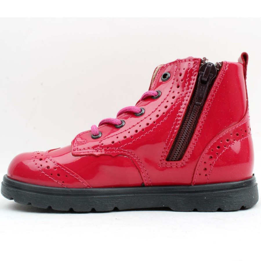 Kids Ricosta | 2500502 Laced Boot - Cherry