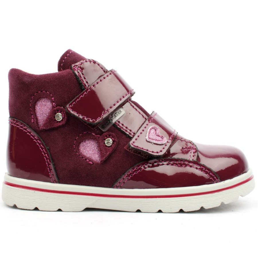 Kids Ricosta | 2500702 Velcro Boot - Burgundy Patent