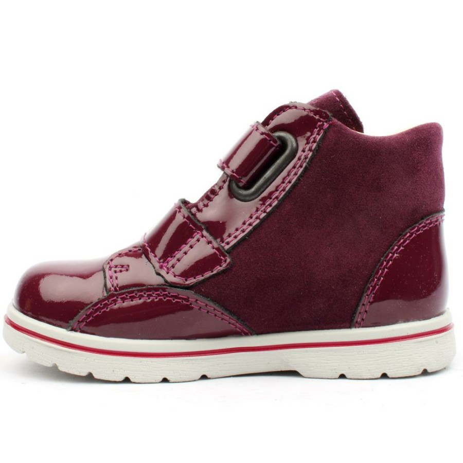 Kids Ricosta | 2500702 Velcro Boot - Burgundy Patent