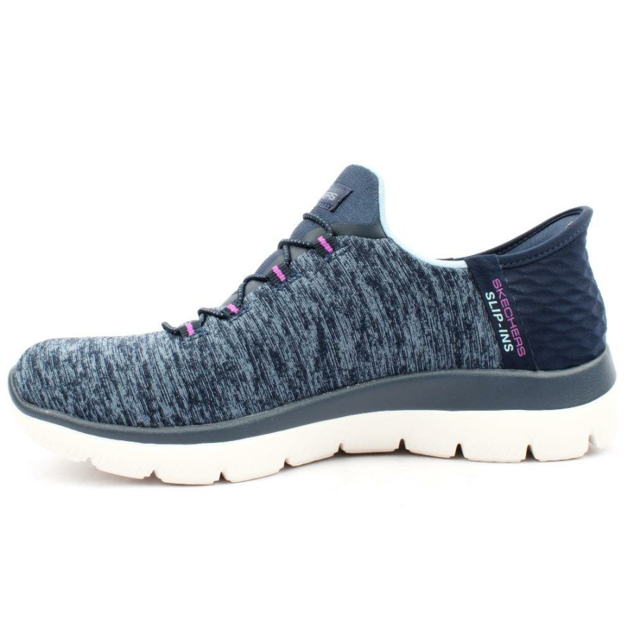 Women Skechers | 149937 Summits - Navy/Purple