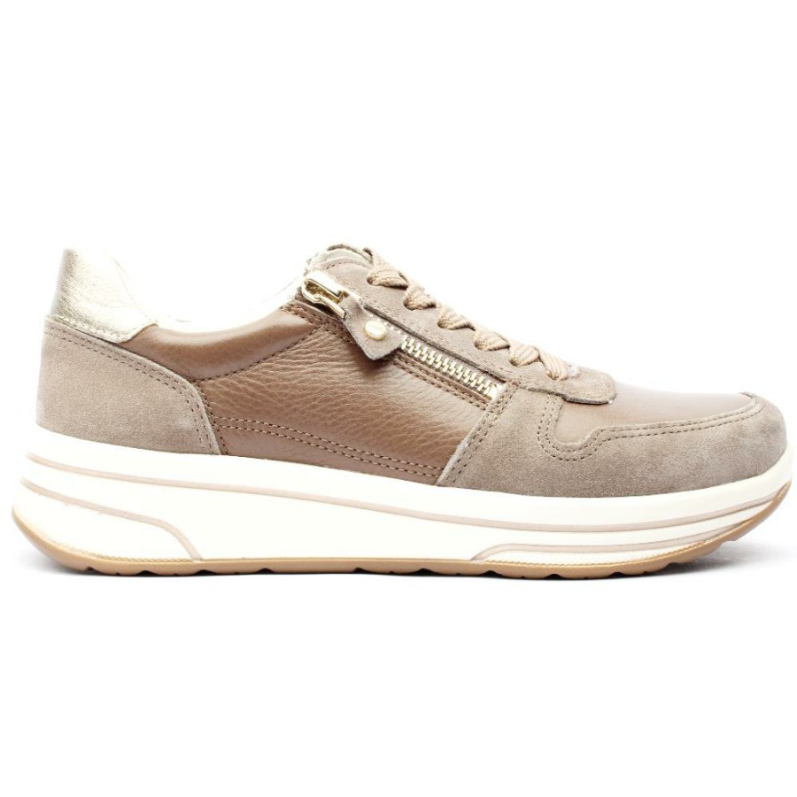 Women Ara | 32440 Laced Shoe - Taupe