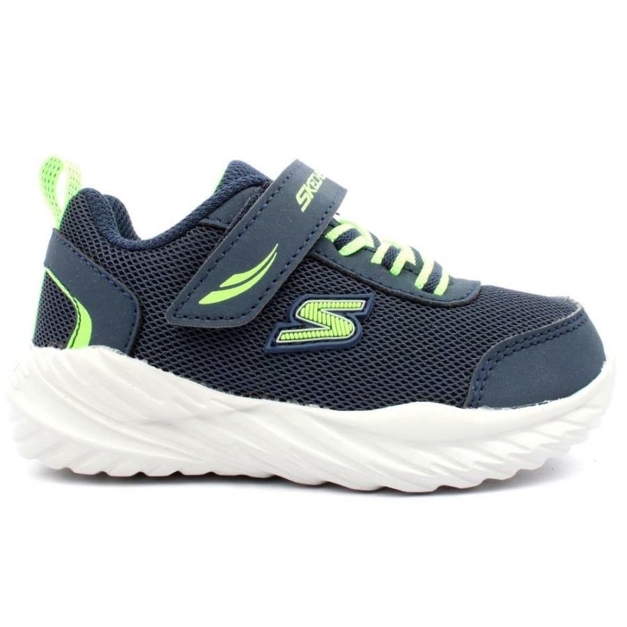 Kids Skechers | 407308N Trainer - Navy Green