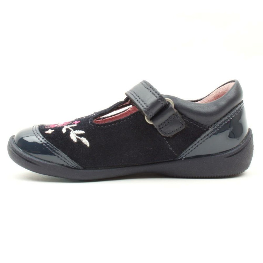 Kids Startrite | Dance Tbar First Shoe - Navy Multi F