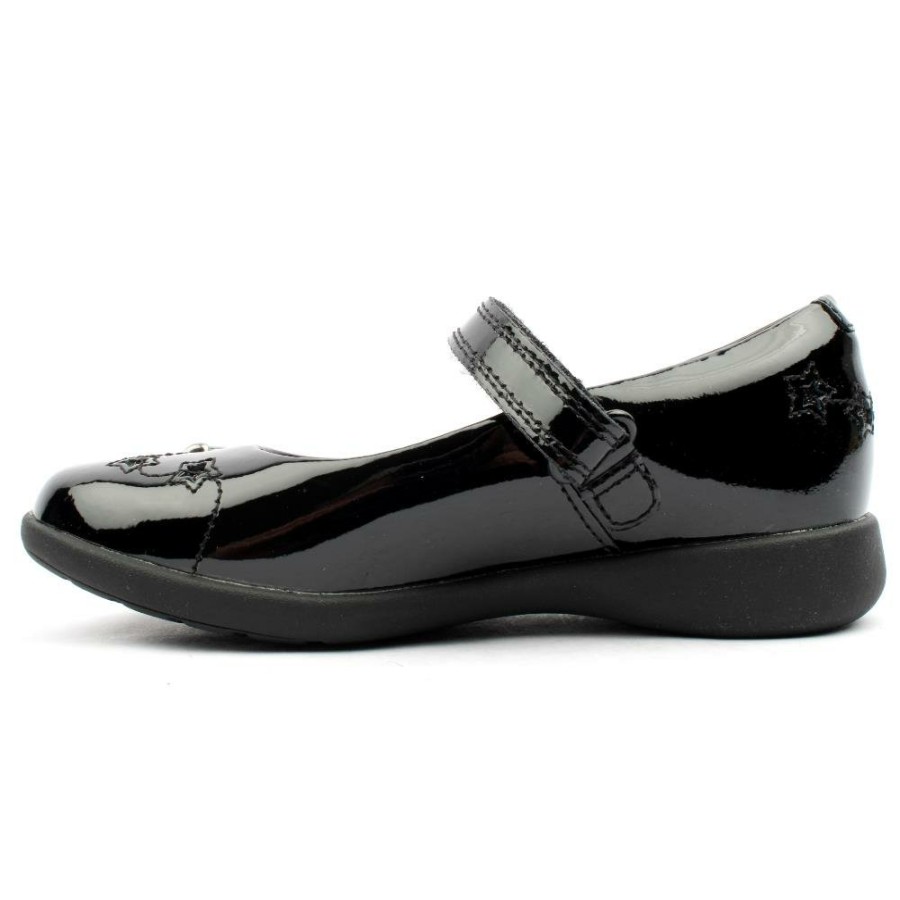 Kids Clarks | Etch Space K Bpf - Black Patent F