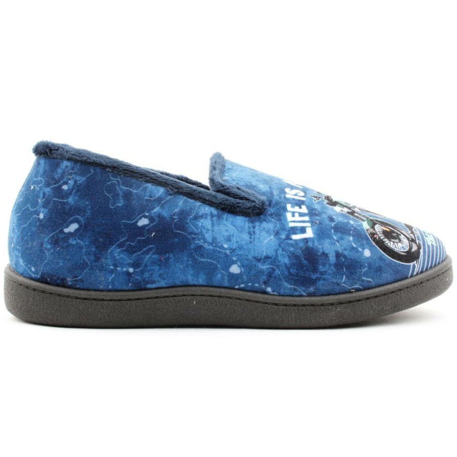 Men Plumaflex | R12228 Slipper - Blue Multi