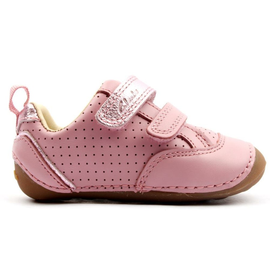 Kids Clarks | Tiny Sky T Prewalker - Baby Pink F