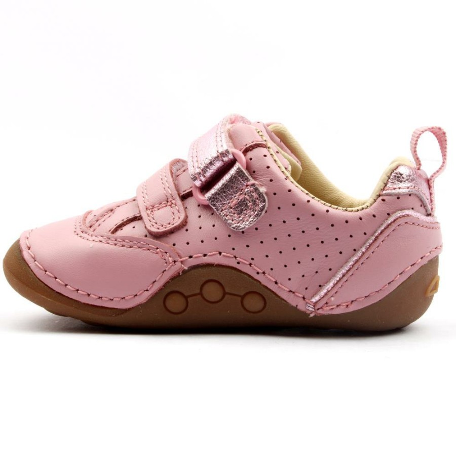 Kids Clarks | Tiny Sky T Prewalker - Baby Pink F