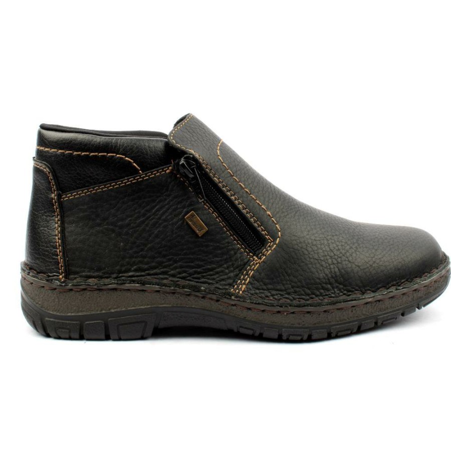 Men Rieker | 05173 Zip Boot - Black