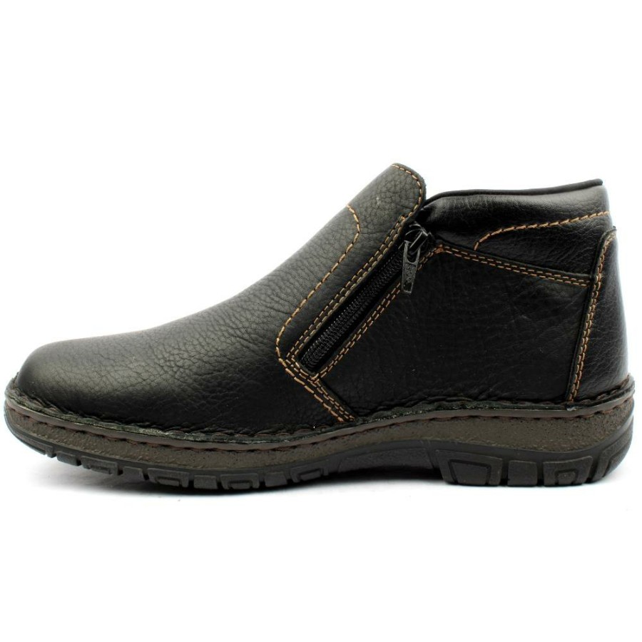 Men Rieker | 05173 Zip Boot - Black