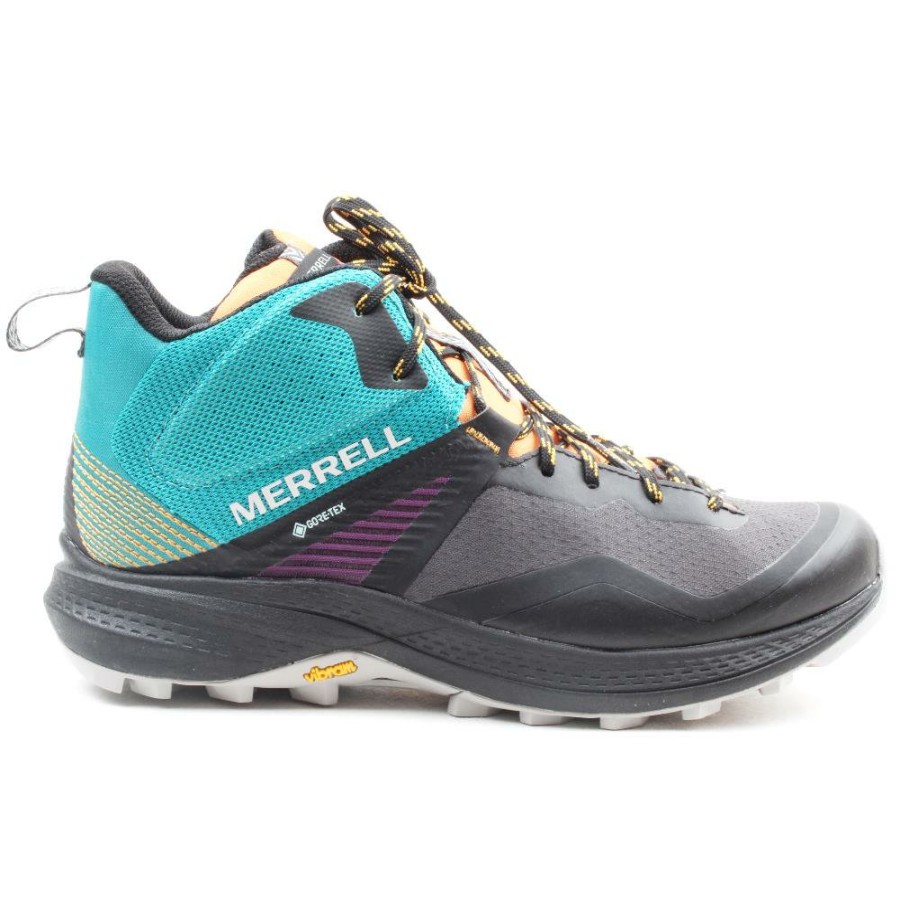 Women Merrell | J135528 Mqm Mid Gtx Boot - Black Multi