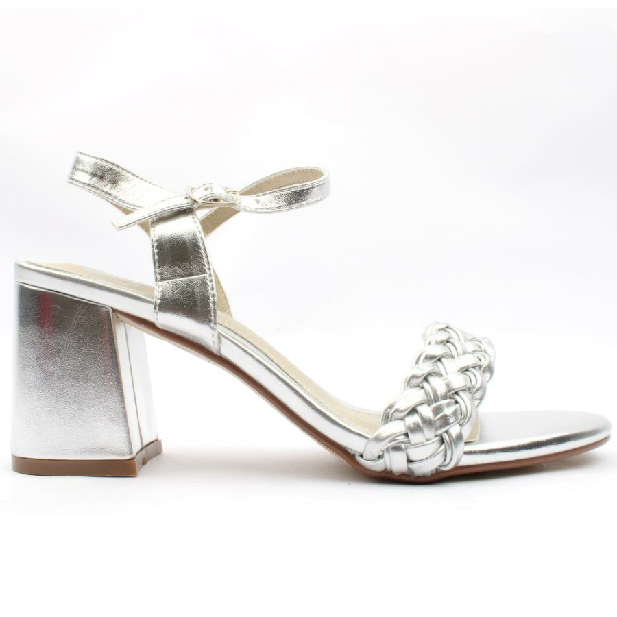 Women Millie & Co | Millie Co Sandal Lacey - Silver