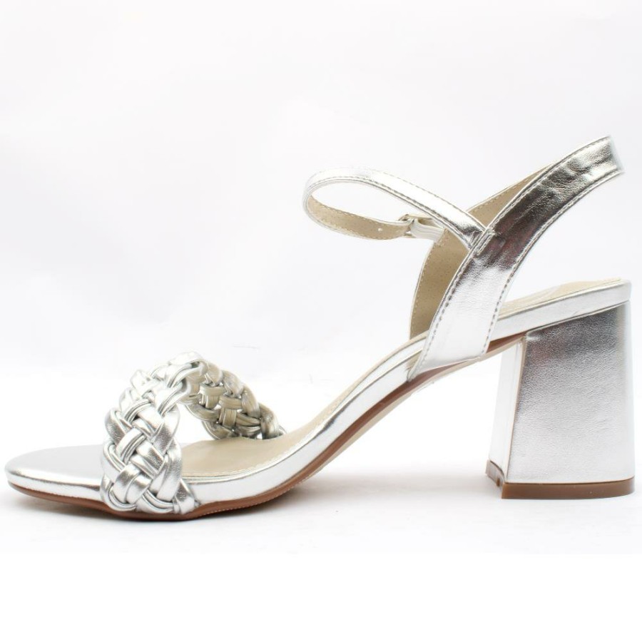 Women Millie & Co | Millie Co Sandal Lacey - Silver