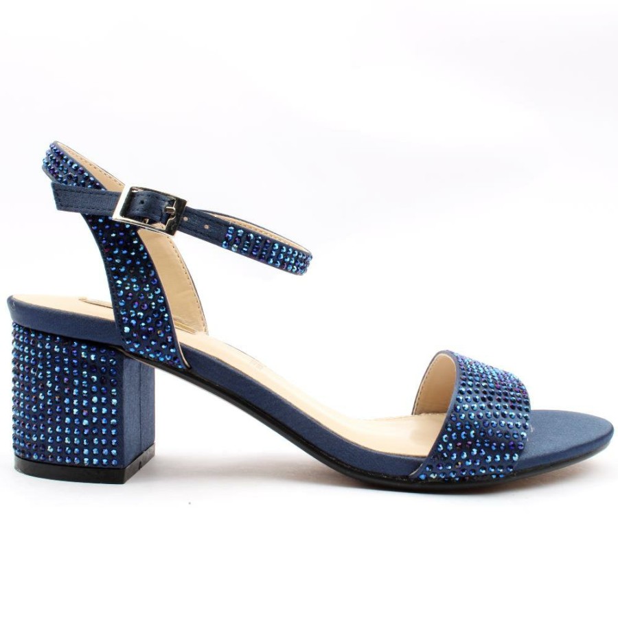 Women Glamour | Adele Dress Sandal - Navy