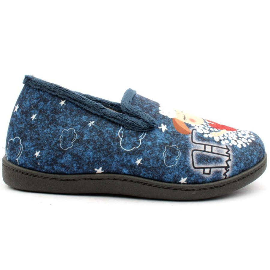 Women Plumaflex | R12215 Full Slipper - Blue